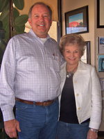 Image: James Hobbs is running for Mayor and is pictured here with his wife Joyce.