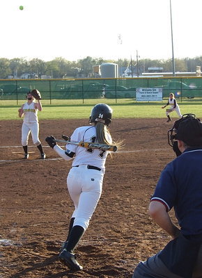 Image: Kelsy Nelson(14) continues to be a play maker for the Lady Gladiators.