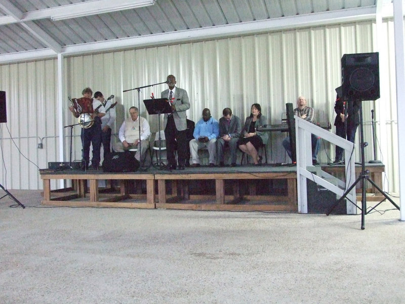 Image: Reverend George W. Morgan Sr. gave a prayer for the community.