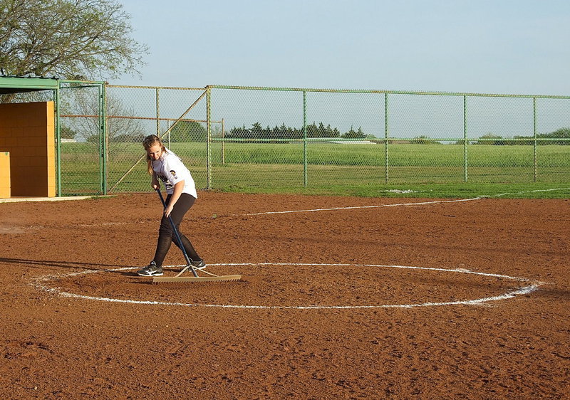 Image: Pitcher Jaclynn Lewis(15) remains grounded after another strong performance against Grand Prairie Advantage.