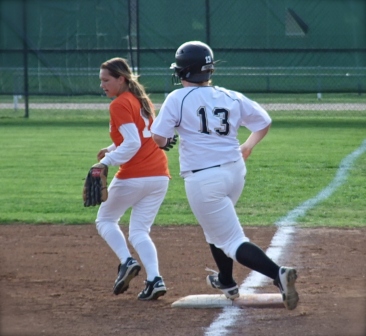 Image: It was Avalon who could do nothing but just get out of the way of Katie Byers(13) and the scoring machine that is the Lady Gladiators.