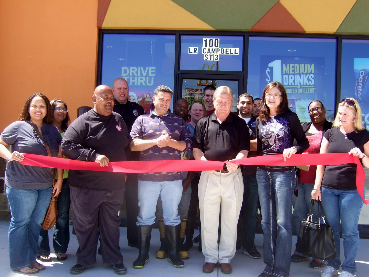 Image: The ribbon is cut.