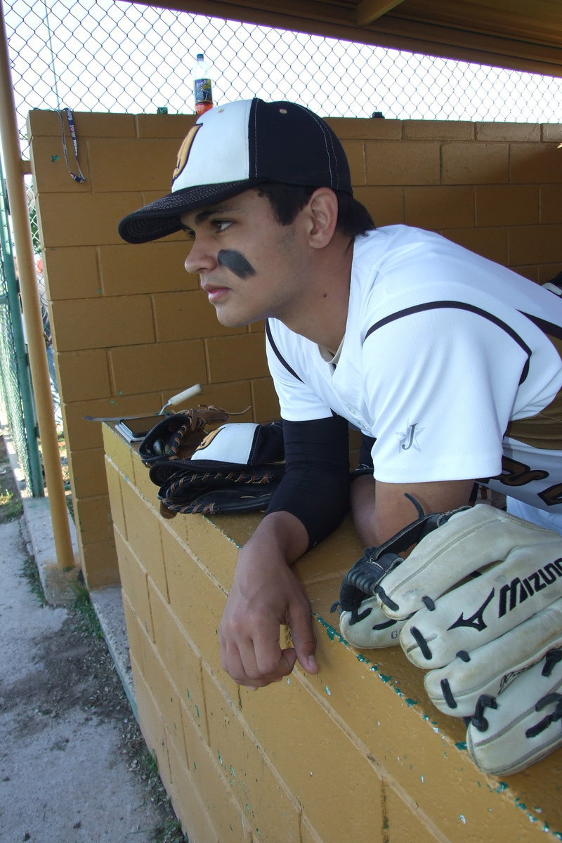 Image: Senior Reid Jacinto(50) ponders the memories as he prepares for his final home game as a Gladiator.