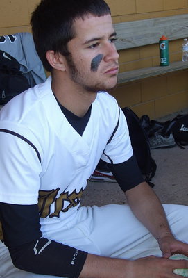 Image: Senior reflection: Caden Jacinto(2) deals with the emotions associated with his final home game as a Gladiator.