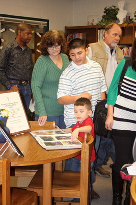 Image: The National Junior Honor Society sparks the interest of a future young scholar.
