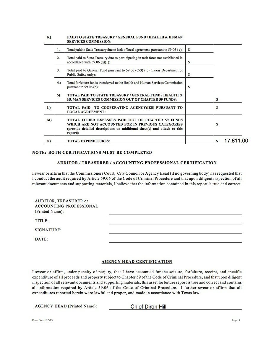 Image: Asset Forfeiture Report – page 5