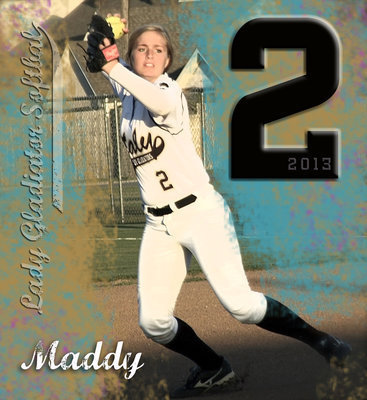 Image: Shortstop Madison “Maddy” Washington(2) fits perfectly on a sports poster.