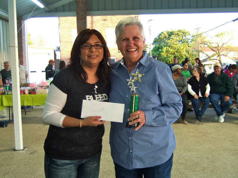 Image: Annette Hooser won 1st place for her Salsa.