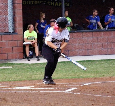 Image: Jaclynn Lewis(15) knocks in 2 runs for Italy to give the Lady Gladiators a 2-0 advantage to open the game against Bosqueville.
