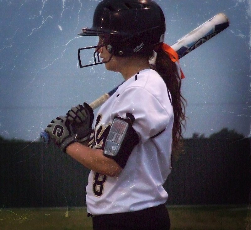 Image: Senior Morgan Cockerham(8) prepares to sling lightning bolts at Bosqueville.