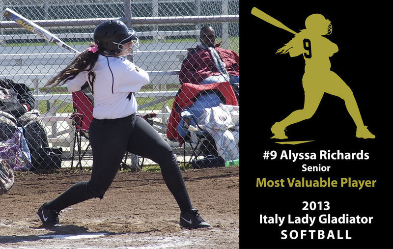 Image: Senior Alyssa Richards was named the district’s Most Valuable Player.