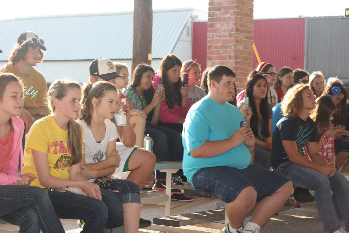 Image: The audience was captivated by all the fun and frolic on stage.