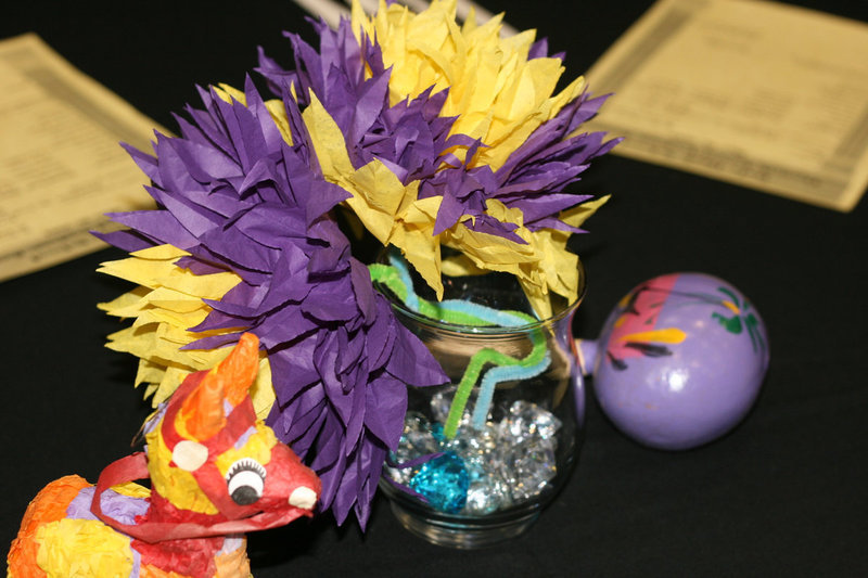 Image: Beautiful decorations graced the tables at the Academic Banquet.