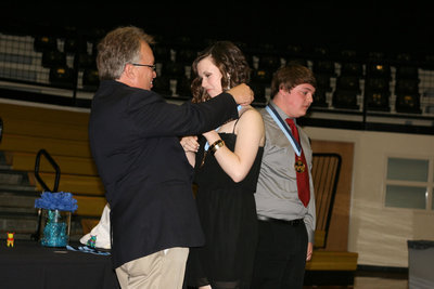Image: Megan Hooker received her second year award.