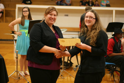Image: Samantha Owens received the Growing Musician Award.