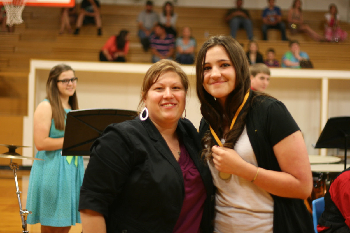 Image: Alexis Sampley was a co-recipient of the Directors Award.  Along with Trevor Davis, Alexis won All-Region, Area and Centex awards this year.