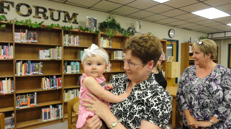 Image: Sharan Farmer will be spending much more time with granddaughter Kayanna Farmer after she retires.