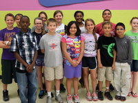 Image: Stafford Elementary’s gifted and talented and student council students were glad they were able to help other kids.