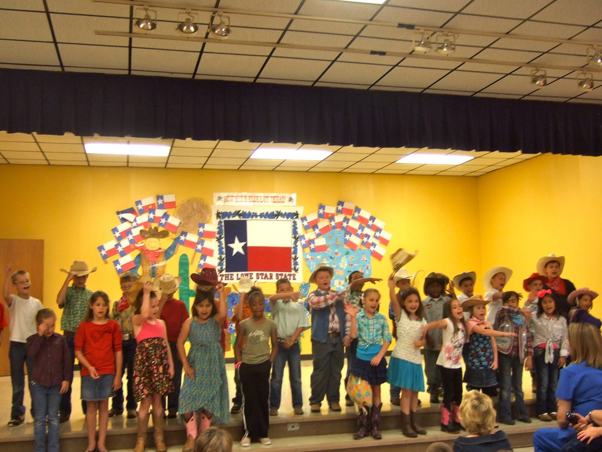 Image: Singing ‘Texas our Texas’