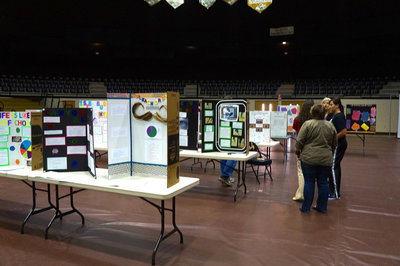 Image: Most of the Junior HIgh participated in the Science Fair.