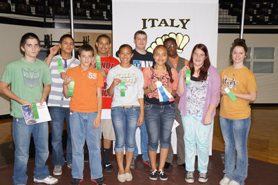 Image: These are some of the students that participated in the Science Fair: 
    Aaron Latimer, Tristan Cotten, Aaron Pittmon, Vanessa Cantu
    Jarvis Harris, Joseph Celis, Dylan McCasland, April Lusk, Christy Murray and Brooke DeBorde