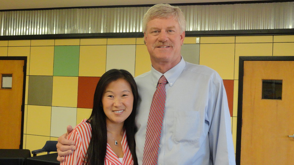 Image: Coach Tindol and his wife, Nichole