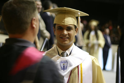 Image: Reid Jacinto is a happy graduate.