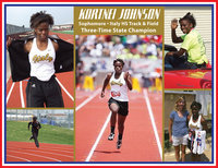 Image: You can help send Kortnei Johnson to Florida to compete in the Nationals this summer. Kortnei, who first became a State champion in 2012 in the Class 2A 100 meter dash, is currently the 2013 State champion and new record holder in both the 100 meter dash and in the 200M meter dash.
The Nationals will be held July 8-13, 2013 in Orlando, Florida and Kortnei will be competing in the 100M dash and in the 4×100 relay. This event will be televised live on ESPN.