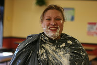 Image: Ms. Erica Miller enjoyed a couple of pies today.