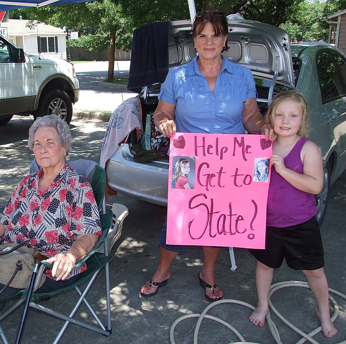 Image: Azlin Itson, gets plenty of support from her family as the young beauty queen attempts to raise funds to attend upcoming pageants. It’s safe to say, Azlin, doesn’t get her good looks from her father, Aaron Itson.