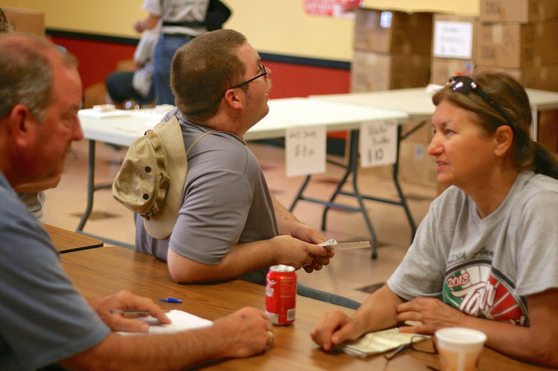 Image: Mayor Hobbs and ride director, Pat McGinnis, talk about future plans.