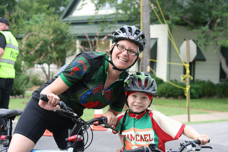 Image: Zane Codel and Elizabeth Kooey from Dallas rode in the Tour d’Italia for the first time this year.