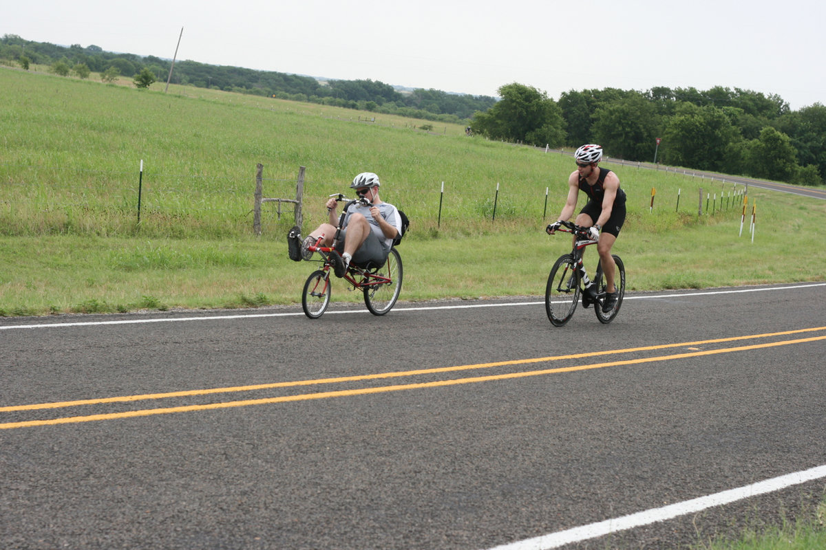 Image: Bikes of all sizes and styles entered the bike ride.