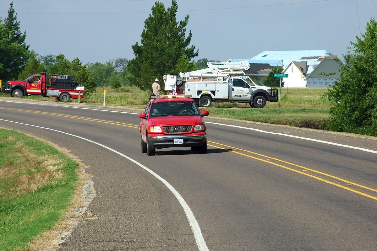 Image: Chief Chambers clears the scene and has IFDs Brush Truck 1 return to the fire station just before 10:00 a.m.