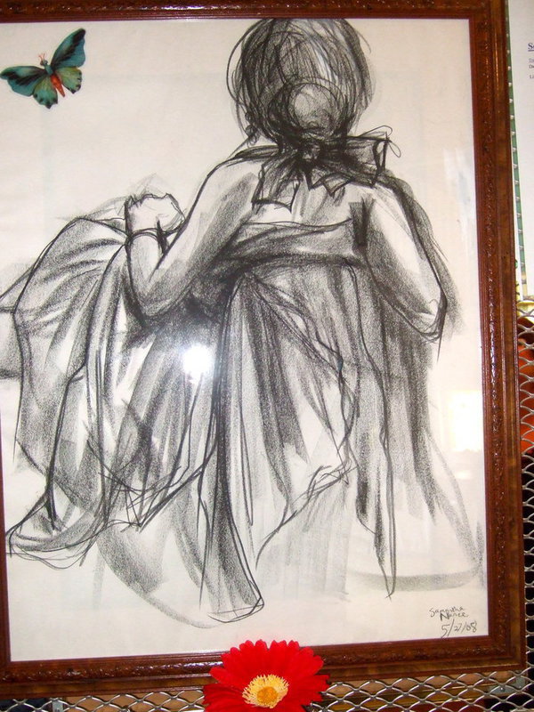 Image: Sketch drawn by Shelley in 2008