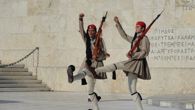 Image: Changing of the Guard in Athens, Greece