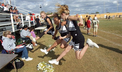 Image: The IYAA A-Team cheerleaders were the best of the rest after winning the season’s cheer competition.