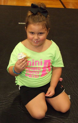 Image: Tinzley and her cupcake smile.