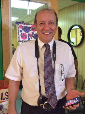 Image: Dr. Del Bosque is ready for the new school year start.