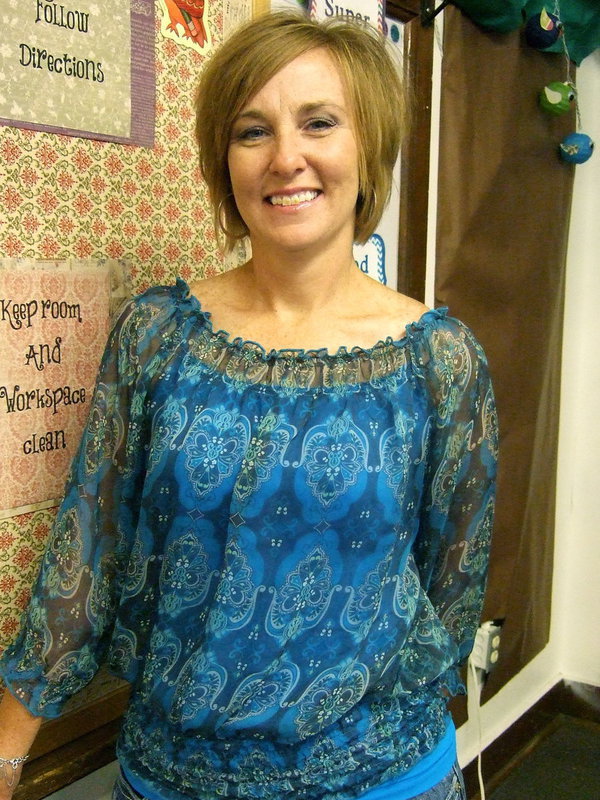 Image: Dionne Sauers is happy to be teaching first grade at Avalon Elementary.