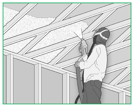 Image: Whether its high in the rafters or inside a cramped crawl space, Polyurethane Foam can be applied virtually anywhere to your home, basement ceiling or shed and immediately reduce your utility bills.