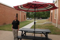 Image: Desiree Tran supervises the food service at Italy ISD.