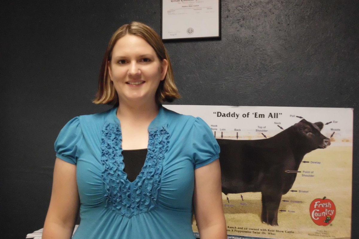 Image: Nichole Vajdak is excited to share her love of agriculture with her students.