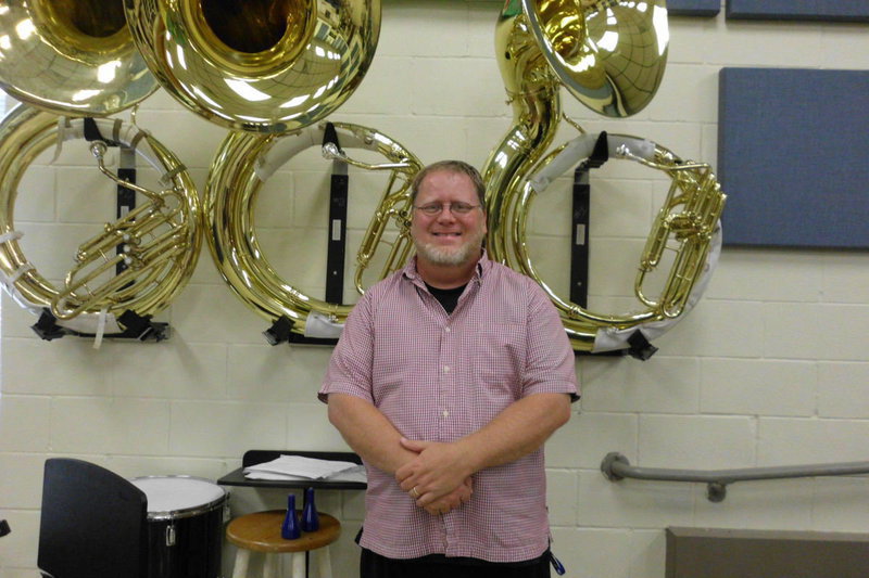 Image: David Graves loves his position as Assistant Band Director at Italy ISD.