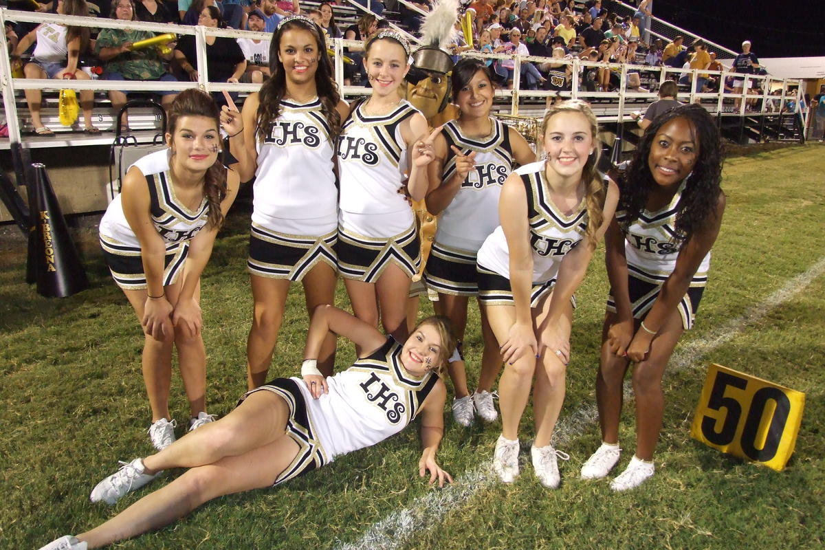 Image: Your 2013 Italy High School Cheerleaders are Kristian Weeks, Ashlyn Jacinto, Britney Chambers, mascot Noelia Garcia, Jessica Garcia, Kelsey Nelson, K’Breona Davis and Taylor Turner tanning under the Friday night lights.