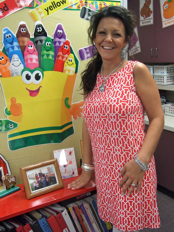 Image: Jennifer Aguado is happy to be teaching pre-K again.