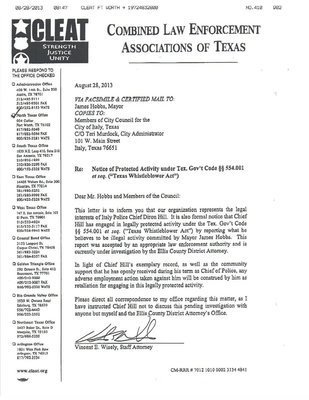 Image: Chief Hill protective order