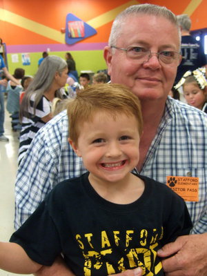 Image: Johnny Morgan and his grandson Rhett Mathers. Could Rhett smile any bigger??