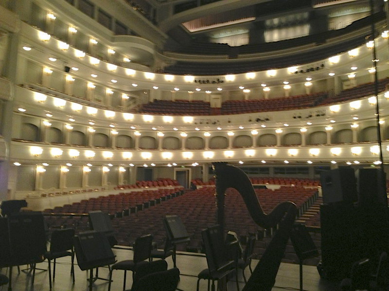 Image: View from the stage