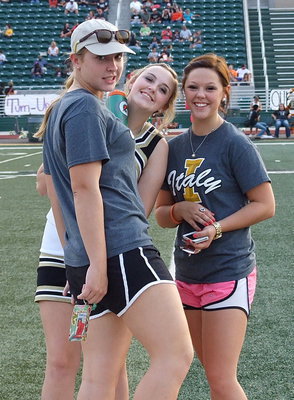 Image: Lady Gladiators Jaclynn Lewis, Kelsey Nelson and Bailey Eubank are ready for the Classic.